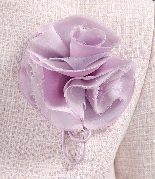 Lavender Rose Flower Pin