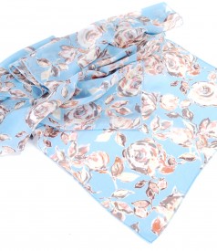 Floral printed scarf