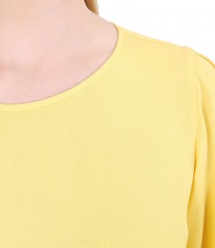 Viscose flaring dress