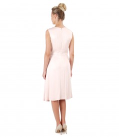 Flaring viscose dress