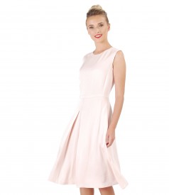 Flaring viscose dress