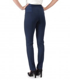 Ankle pants with elastic at the top