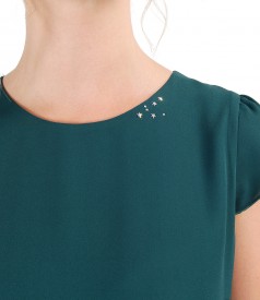 Veil dress with crystals