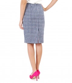 Multicolor loop skirt with cotton