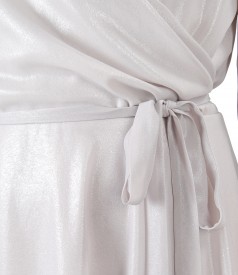 Veil evening dress