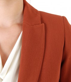 Office jacket made of elastic fabric