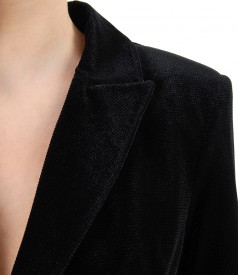 Elegant velvet jacket