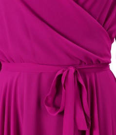 Veil evening dress