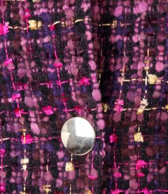Elegant multicolored wool jacket