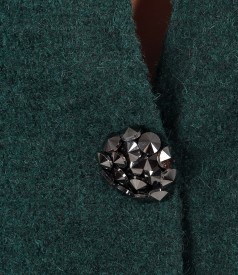 Elegant jacket made of wool and alpaca