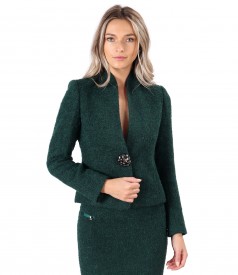 Elegant jacket made of wool and alpaca
