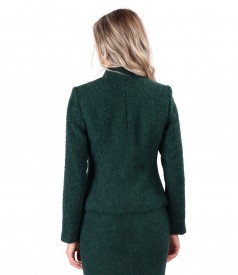 Elegant jacket made of wool and alpaca