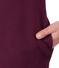 Midi dress made of soft elastic jersey