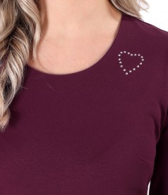 Midi dress made of soft elastic jersey