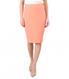 Office skirt made of elastic fabric