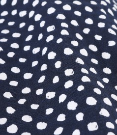 Elegant elastic cotton dress