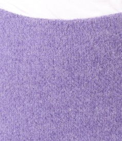 Skirt made of wool and alpaca