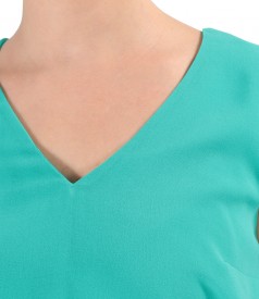 Elegant veil blouse