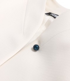 Elegant jacket made of elastic fabric