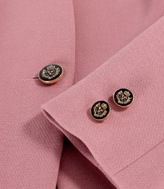 Elegant jacket made of elastic fabric