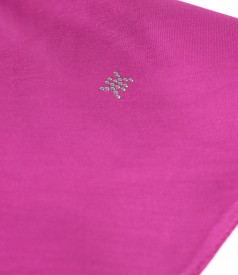 Elegant viscose satin blouse