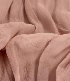Elegant dress made of natural silk veil