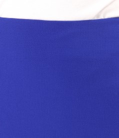 Elastic fabric office skirt