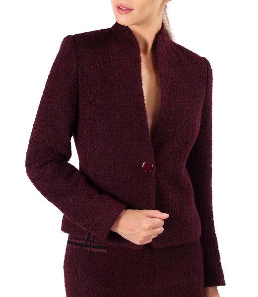 Elegant jacket made of wool and alpaca