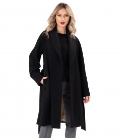 Thick fabric overcoat