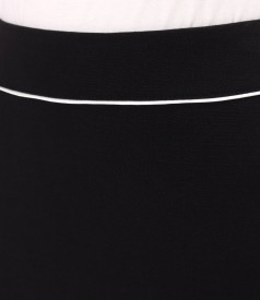 Office skirt made of elastic fabric