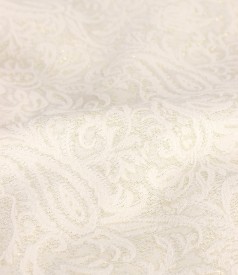 Brocade jacket with cotton and gold effect thread