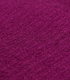 Flared dress made of curls with viscose and cotton