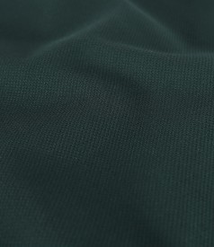 Ankle pants made of textured fabric with viscose