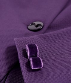 Office jacket made of textured fabric with viscose