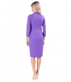 Office dress made of thick elastic jersey