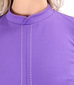 Office dress made of thick elastic jersey