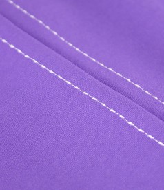 Office dress made of thick elastic jersey