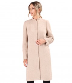 Elegant jacket made of curls