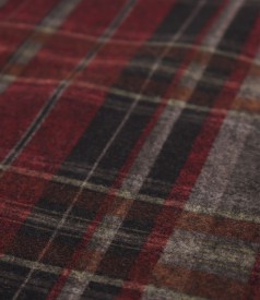 Flared plaid midi skirt-