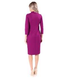 Office dress made of thick elastic jersey