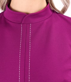 Office dress made of thick elastic jersey