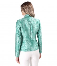 Elegant jacket made of silk fabric