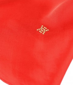 Elegant viscose satin blouse