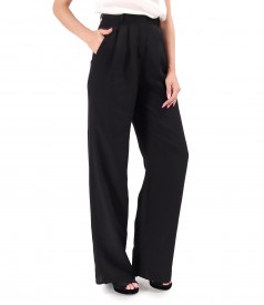 Pants made of tencel and linen