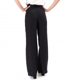 Pants made of tencel and linen