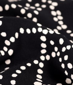 Elegant printed viscose blouse