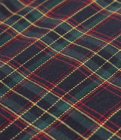 Elegant plaid dress with long sleeves