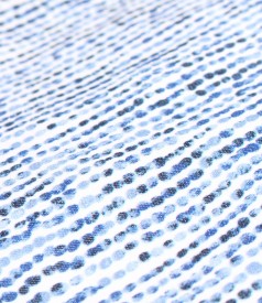 Elegant printed elastic cotton jacket