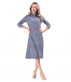 Elegant dress made of elastic cotton