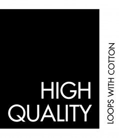 Tapered skirt made of cotton